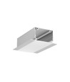2m aluprofil PHIL RECESSED C10 - Anodiserad, inbyggd, LED-skena