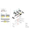 1m aluprofil VARIO30-06 ACDE-9/U9 - Anodiserad, inbyggd, LED-skena
