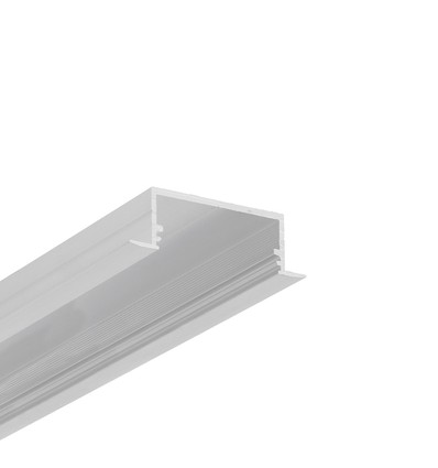 2m aluprofil VARIO30-06 ACDE-9/U9 - Obehandlad aluminium, infälld, LED-skena