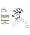 1m alu-profil VARIO30-07 ACDE-9/U9 - Svart anodiserad, infälld, LED-skena