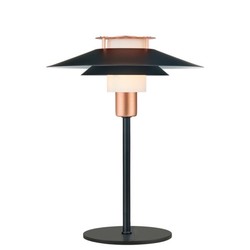 Bordslampa Halo Design - Rivioli bordslampa Ø24, svart/koppar