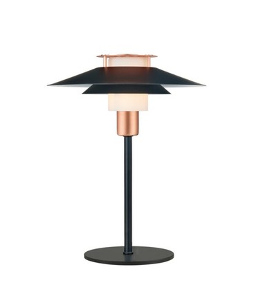 Halo Design - Rivioli bordslampa Ø24, svart/koppar