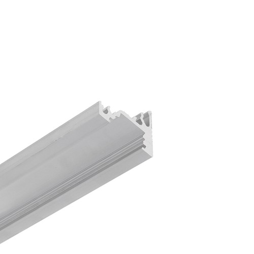 1m aluminiumprofil CORNER10 BC/UX - Obehandlad aluminium, hörn, LED-skena