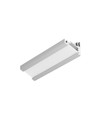 1m aluprofil CORNER10 BC/UX - Anodiserad, hörn, LED-skena