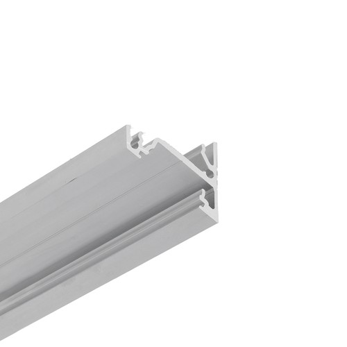 1m aluprofil CORNER14 EE7F/TY - Obearbetad aluminium, hörn, LED-skena