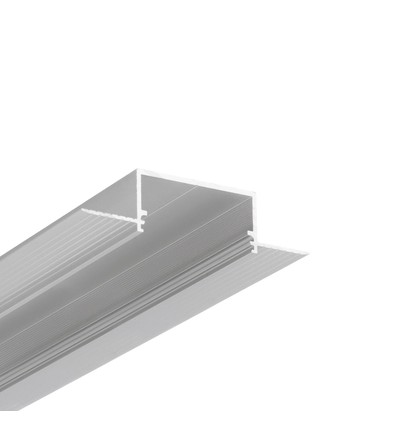 2m aluminiumprofil VARIO30-04 ACDE-9 - Anodiserad, inbyggnad, LED-skena