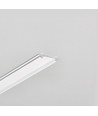 2m aluprofil ARC12 CD/U5 - Vitlackerad