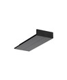 2m aluprofil BACK10 A/UX - Svartlackerad