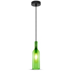 LED takpendel V-Tac flaska pendellampa - Grön, E14