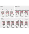 1m profil för strömtillförsel VARIO30-08 - Obehandlad aluminium