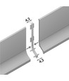 2m avslutningsprofil BASE - Anodiserad