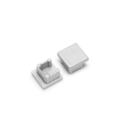 1 st. ändstycke SMART10 - Silverfärgad