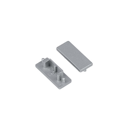 1 st. ändstycke SURFACE14.V2 - Silverfärgad