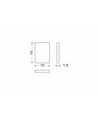 1 st. Magnetisk hållare M01 - 10x14x1,5mm