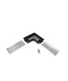 Profilskarv GROOVE14 90DEG - Svart anodiserad
