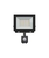 30W strålkastare med sensor - Svart, IP65, PIR-sensor, 230V, Spectrum