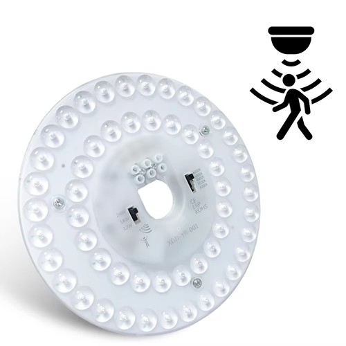 Ø17 cm / 24/18/12W Sensor LED-insats - Valbar CCT, ersätter G24, cirkelrör och kompaktrör, flicker free