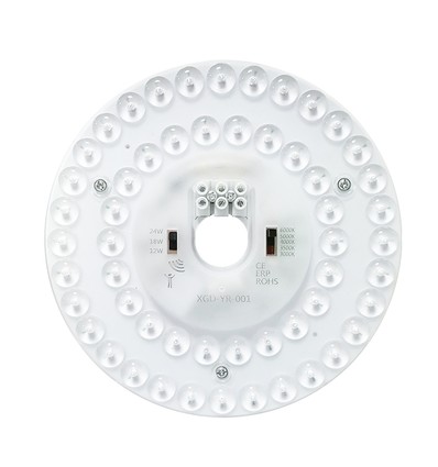 24/18/12W LED-insats med sensor - Ø17 cm, Valfri CCT, ersätt G24, cirkelrör och kompaktlysrör, flimmerfri