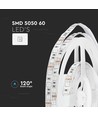 60 LED Strip Ljusslinga 11W - Gul, IP20, 5m/rulle