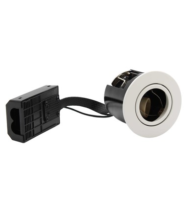 GU10 infälld spotlight Inno88 - Mattvit, IP44, godkänd för installation i isolering