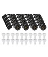 20 st LEDlife downlight Inno88 Utomhusbruk - Inkl. 6W GU10, Svart, IP44, godkänd i isolering