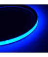 5m 8W/m AnyCut Neon Flex 10x10 Blå LED-strip - 12V DC, inget klippavstånd