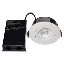 LED-belysning Lagertömning: Daxtor Exo 30 Low Profile, 6 Watt, låg hôjd 30 mm, vit