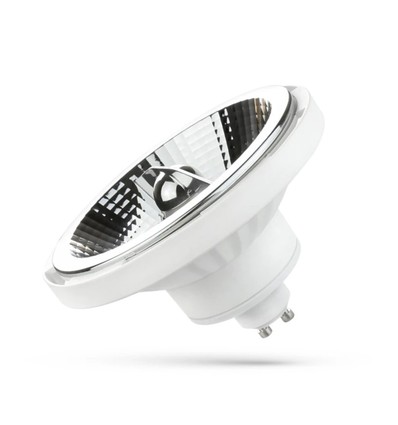 GU10 10W dimbar LED-spot - AR111, vit, 20° spridning