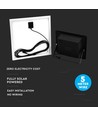 Solpanel LED Strålkastare 20W - 4000K