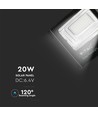 Solpanel LED Strålkastare 20W - 4000K
