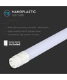 150cm 20W LED rör - 105lm/W, G13, 4000K, Nanoplast, 160° ljusspridning