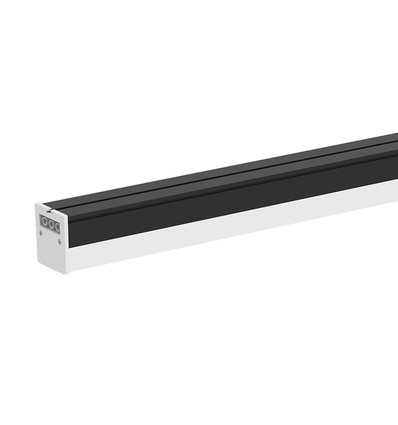 40W LED Linjär Ljuskälla - 4000K, svart hölje