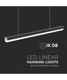 40W LED Linjär Ljuskälla - 4000K, svart hölje