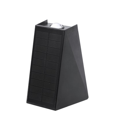 Solcellssensor vägglampa - Svart, upp/ner, skymningssensor, IP54