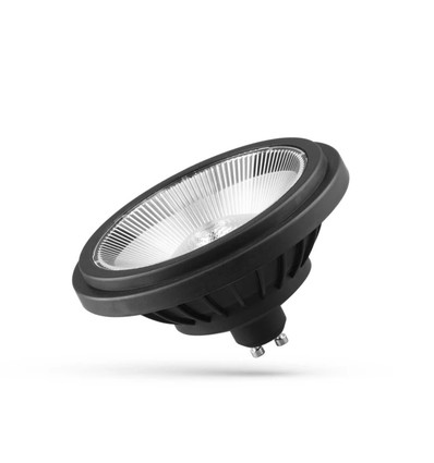 GU10 14W LED-spot - 40° spridning, svart