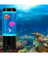 Fisklampa RGB 23 cm hög - Ø9 cm, perfekt för barn och lekfulla själar
