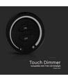 Touch dimmer för LED strips, svart - Trådlös, batteridriven, för 12V/24V, väggmonterad