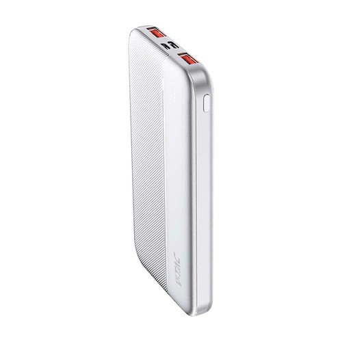 10000mAh Snabbladdande Powerbank - Vit