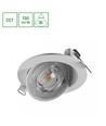 6,5W Ø8,2cm MOBILO LED downlight - 130lm/W, CCT, 36° justerbar, vit kant