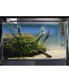 30-45 cm akvarium armatur - 6W LED, vit/blå/röd/grön, justerbar längd, IP66