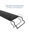 30-45 cm akvarium armatur - 6W LED, vit/blå/röd/grön, justerbar längd, IP66