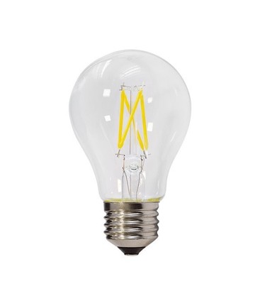 6W dimbar LED Lampa - Filament LED, A60, E27