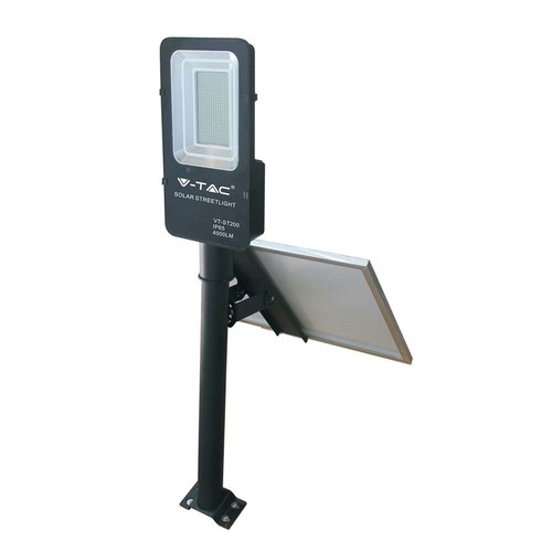 50W solpanel LED-gatlykta - 4000K
