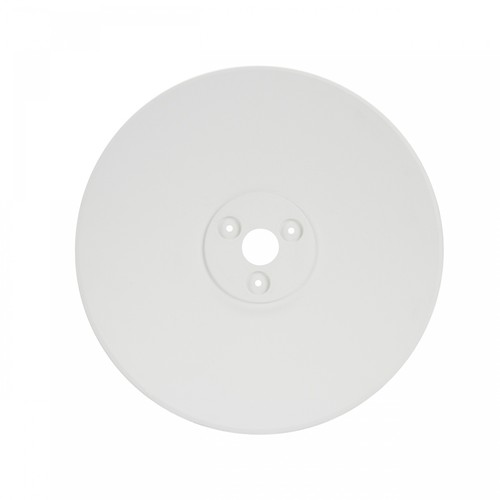 12W Piatta Plate taklampa - Ø30cm, vit, rund, IP44, inomhus / utomhus