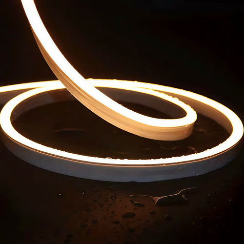 Varm Vit 8x16 CLIP-ON Neon Flex LED - 8,5W per meter, IP67, 24V