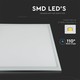 V-Tac LED Panel 60x60 - 40W, 4950lm, vit kant