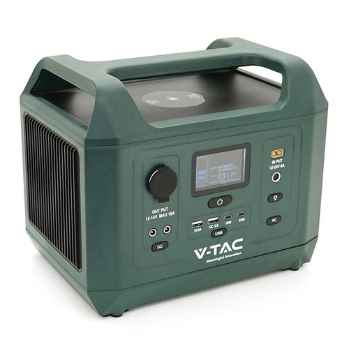 Powerstation 600W - 576Wh, med eluttag, 2x 230V AC output