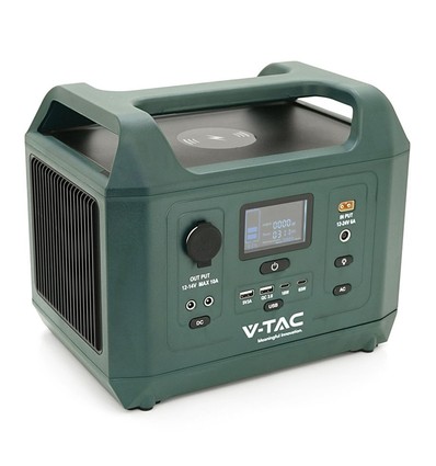 Powerstation 600W - 576Wh, med eluttag, 2x 230V AC output