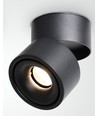 Vero 10W LED utanpåliggande spot i svart - RA98, dimbar, roterbar