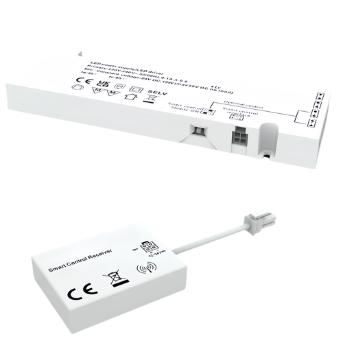 LEDlife Möbelspot Zigbee strömförsörjning 60W - För Sono och Reco möbelspot, RF, max. 6 spot, inkl. fjärrkontroll